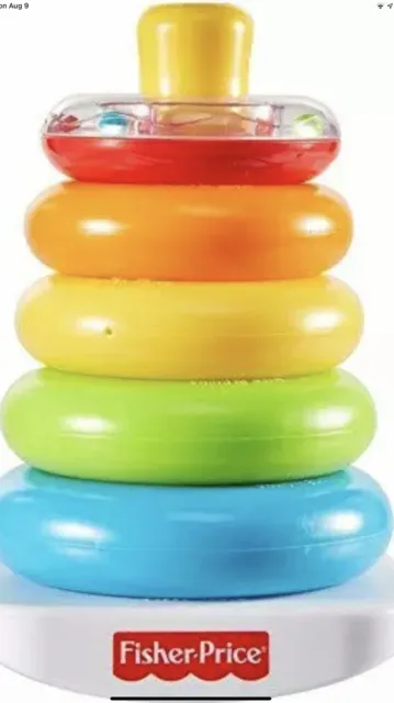 Fisher-Price Rock-a-Stack Classic with 5 Colorful Rings Development Toy 6+