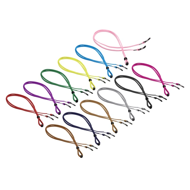 12 pz cinturino per occhiali da sole unisex regolabile supporto per occhiali 12 colori