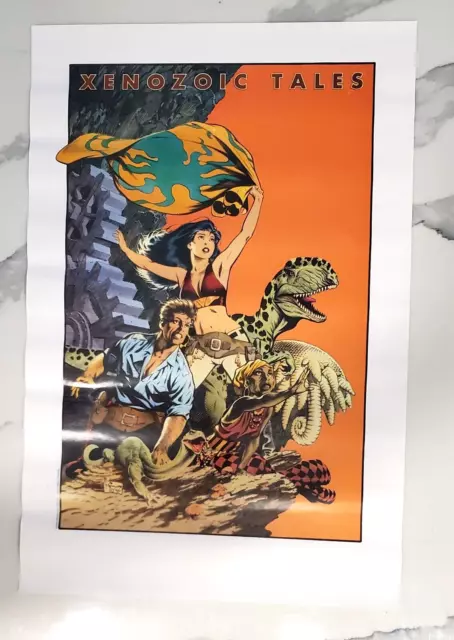 Xenozoic Tales - Cadillacs & Dinosaurs Print Art by Mark Schultz HTF (rare)