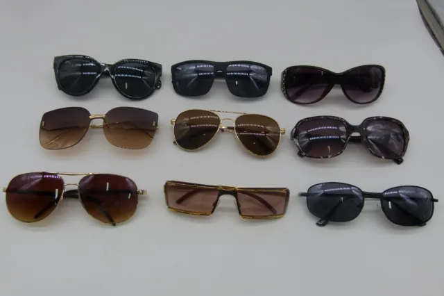 Lot of 9 pcs – Sunglasses Various Styles - Piranha, Chargers & etc.