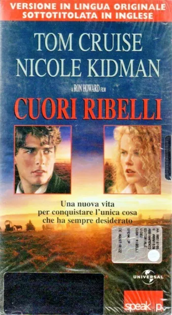 Tom Cruise e Nicole Kidman - CUORI RIBELLI - Film in lingua originale VHS