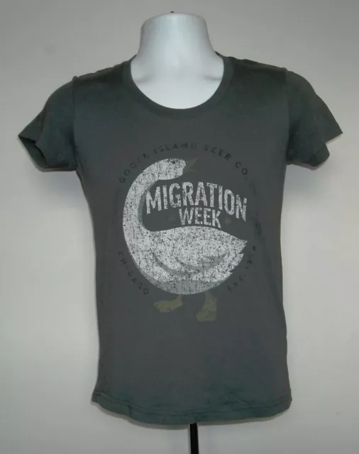 Goose Island Beer 2014 Migration Week Join the Flock T Shirt Womens Small