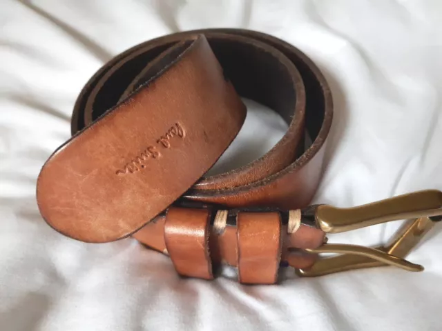Paul Smith 30" Tan Belt with Signature. Genuine Leather.Good Condition As Pics.