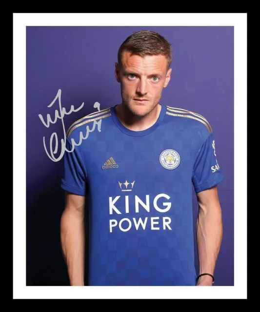 Jamie Vardy - Leicester City Autograph Signed & Framed Photo