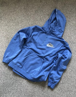 Supreme Nike Half Zip Hooded Sweatshirt Black SS21 US