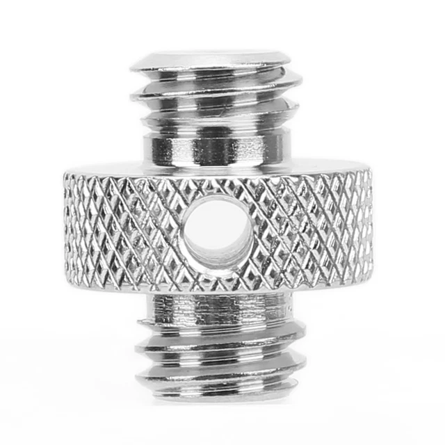 3/8 INCH MALE Threaded Screw Camera Mount Screw Adapter For Tripod ...
