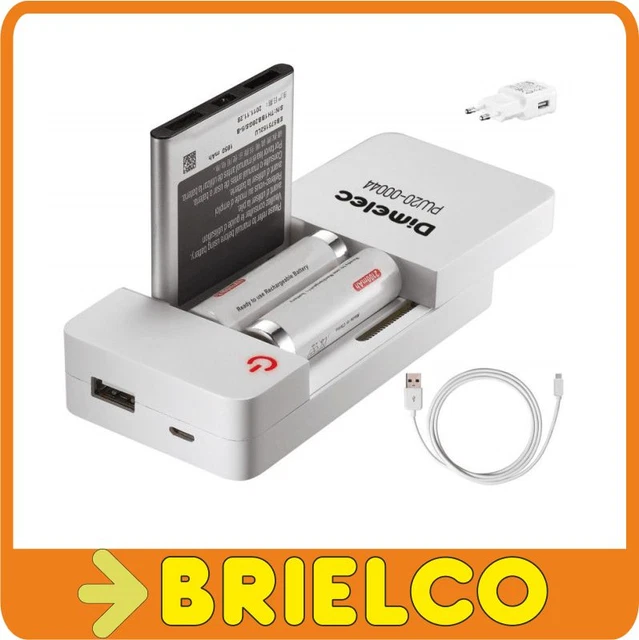 Cargador De Baterias Pilas Universal Li-Ion Ni-Cd Ni-Mh 1A Max Con Usb Bd6594