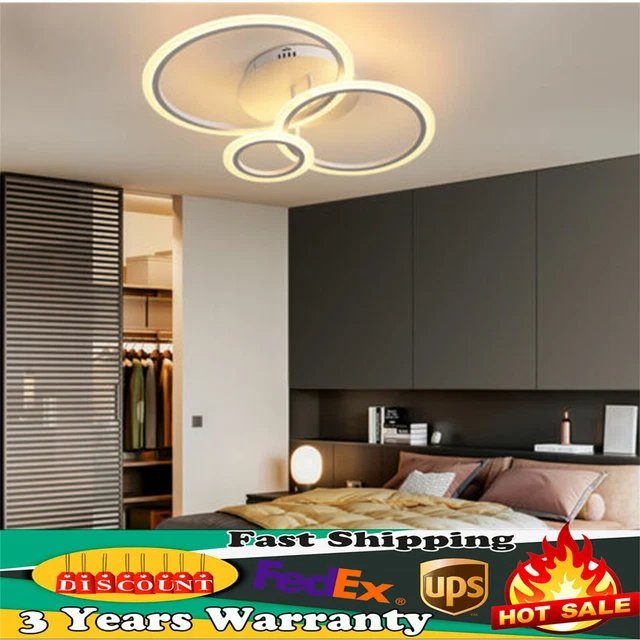 Modern LED Acrylic Ceiling Light Pendant Light Chandelier Bedroom Creative Lamp