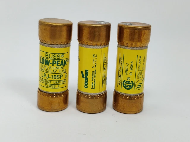 Cooper LPJ-10SP Dual-Element Time-Delay Fusible