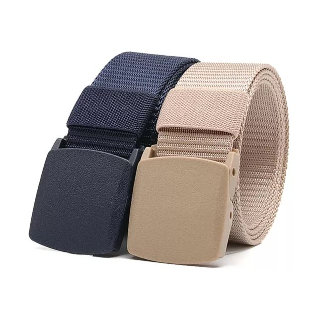 Military Automatic Buckle Nylon Adjustable Belt Multifunctional Canvas Men Belt