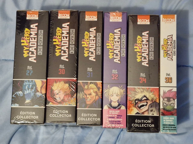 LOT DE 6 Coffrets Collector My Hero Academia Manga - Tome 27-30-31-32