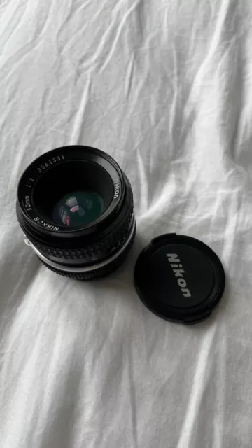 [Near MINT] Nikon Nikkor 50mm f/1.2 Ai Standard Prime Lens From JAPAN