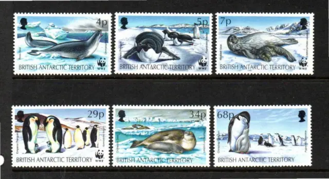 Bat Mnh 1992 Sg208-213 Endangered Species - Seals And Penguins