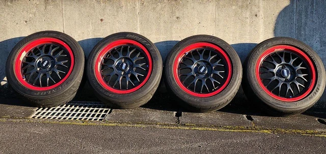 JDM BBS Forged Aluminum Wheel Wheel Set of 4 15 inch No Tires