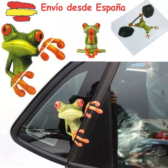 1 STIKER Pegatina RANA DECORACION COCHES VENTANAS PARED wall FROG decal surf