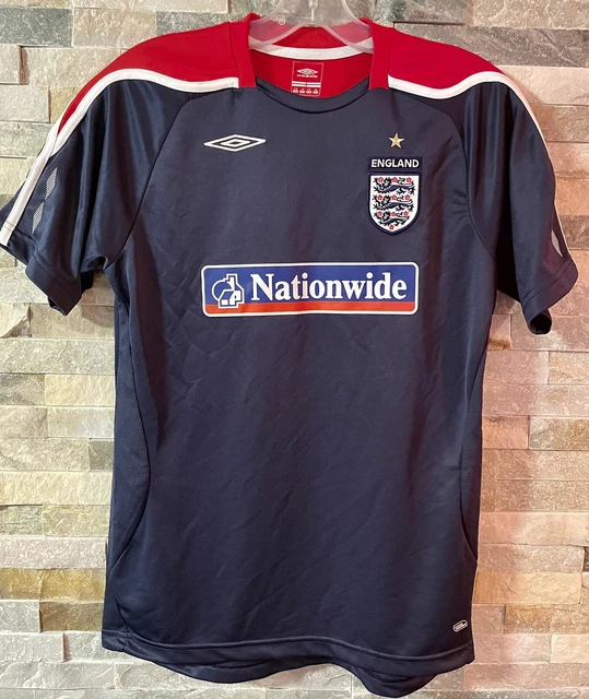 England National Football Team Soccer Jersey Shirt Training Top Umbro Youth XL
