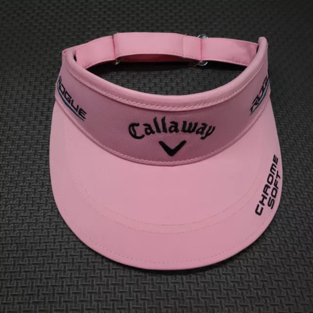 Callaway hat cap visor golf adjustable strap back odyssey EPIC Rogue  PINK NEW
