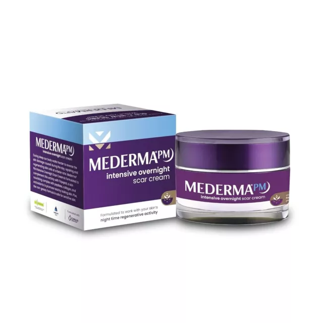 Neu Mederma Pm Intensiv für die Nacht Narbe Creme Reduziert Alt & 30g X 1