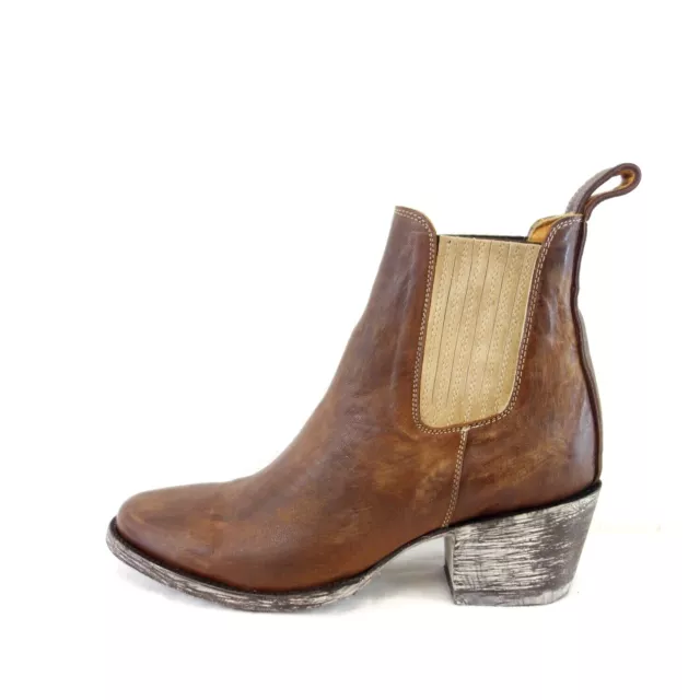Mexicana Bottes Vieux Gringo Chaussures Femmes Chelsea Boots Bottines Cuir Braun