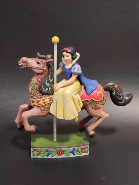 Jim Shore Disney Traditions Princess Carousel SNOW WHITE Enesco  - No Box