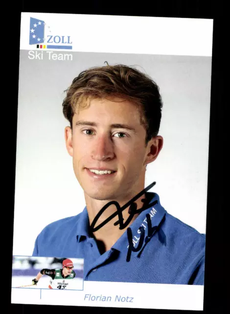 Florian Notz Skilanglauf Autogrammkarte Original Signiert + A 218404