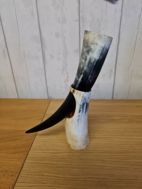 Viking Drinking Horn & Stand, Decorative Piece