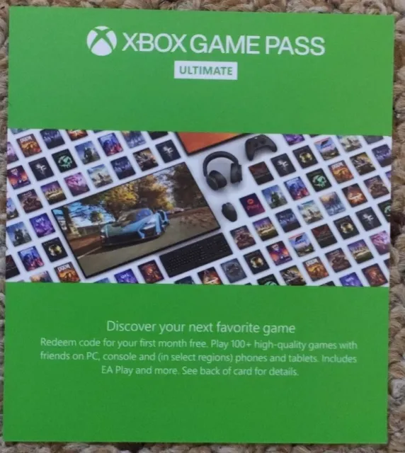 Game Pass ultimate 1 month code - XBOX - Only for NEW ACCOUNTS.