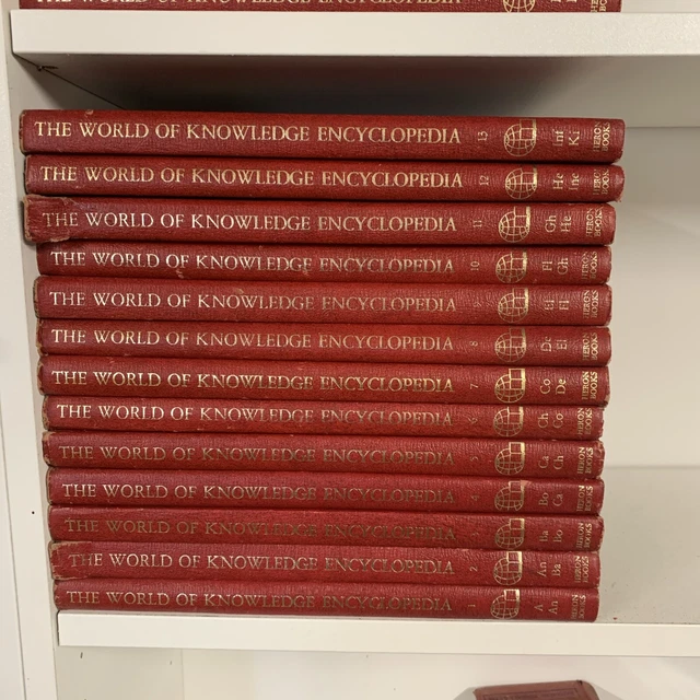 THE WORLD OF Knowledge Encyclopaedia - 24 volumes - Heron Books All 24 ...