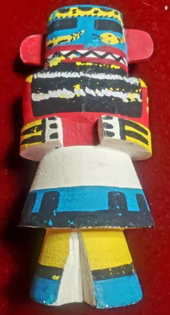 VINTAGE HOPI PUEBLO INDIAN HIGHWAY RTE 66 " SNAKE  " KACHINA - Duard