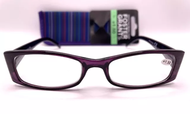 Foster Grant Reading Glasses (Strength +1.50) "Scarlet" Ladies RRP £13.50