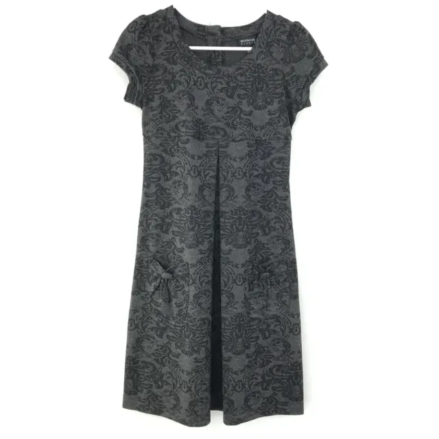Enfocus Studio Women’s Black/Gray Sweater Dress Size 4