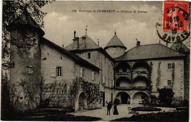 CPA AK Env. de CHAMBÉRY - Chateau de Sonnaz (438622)