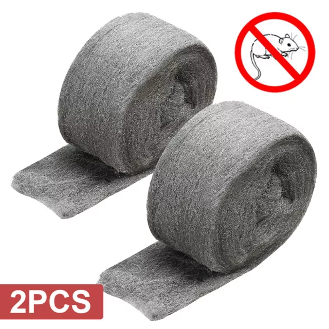 2X4M Stainless Steel Wire Wool Pads Quality Grade 0 Fine Mice Smoothing Sanding