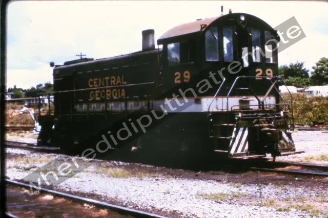 Railroad Slide Central of Georgia 29 ALCO S2 by CR Harrison Duplicate