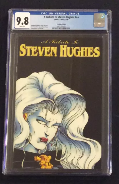 A TRIBUTE TO STEVEN HUGHES #nn Premium Ed Comic CGC 9.8 LADY DEATH Evil Ernie