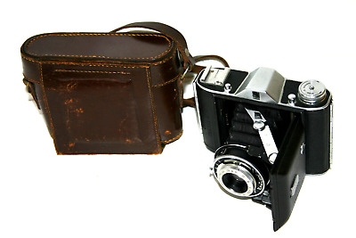 Cámara fotográfica vintage Ensign Selfix 16-20 con lente Epsilon Ensar f:4,5 75 mm + estuche