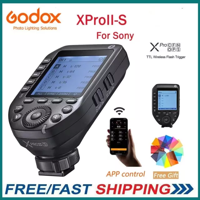 Transmisor disparador flash inalámbrico Godox XProII-S XPro II TTL para cámaras Sony
