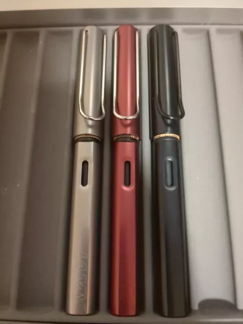 Lamy Al-Star Füller, Füllfederhalter Aluminium, grau, schwarz, alle Fäder, Neu