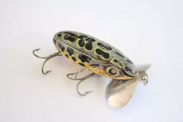VINTAGE 1970'S FRED Arbogast Jitterbug Trout Bass Lure Brown Leopard Frog  $35.00 - PicClick AU