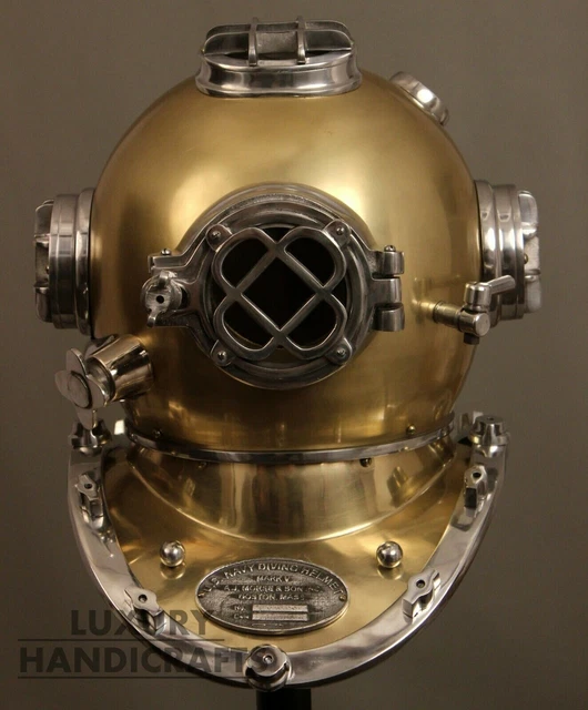 Casque De Plongée US Marine Mark V – Reproduction Ancienne – Décoration Vintage