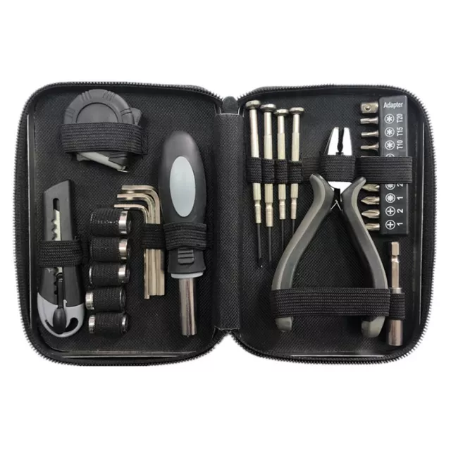 Kit d'outils de réparation d'horloge de voiture pratique 27 pièces boîte en f