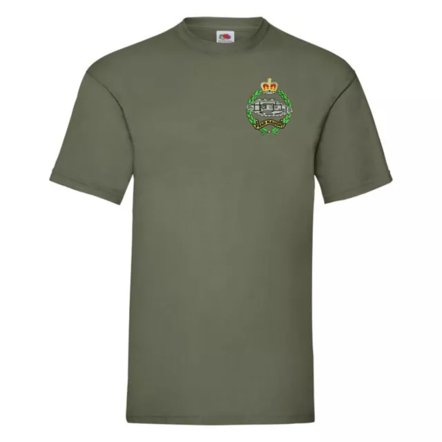 Royal Tank Regiment Embroidered t-shirt. S-5XL. Any Colour. Military
