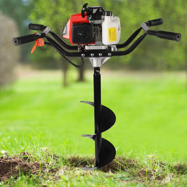 3HP AIRCOOLED GAS Power Post Hole Digger,honda Engine 63cc With 8inch