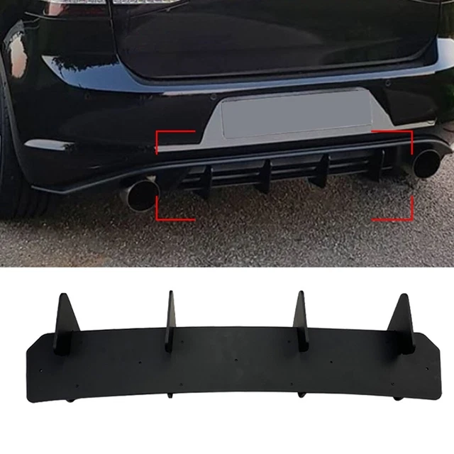 Zohisin Seitenspoiler Set Schwarz - Für Ford Mustang Roush 2015-2019