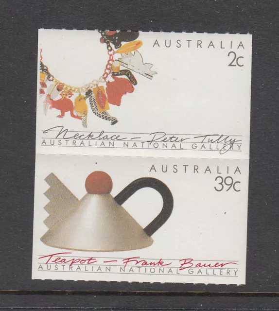 Australia 1988 Australian Crafts Mint unhinged booklet pr stamps.Necklace Teapot