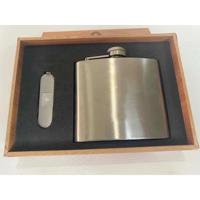 NEW GREATLAND Stainless Steel Flask 5oz kit