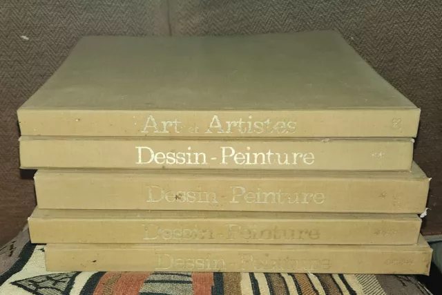 Art et artiste + dessin peinture 1980 école ABC de Paris 5 livres