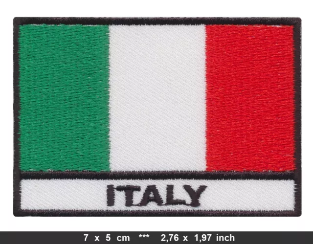 Bügelbild Italien Flagge