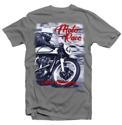 Cafe Racer Custom Motorcycle Biker  t-shirt 8981