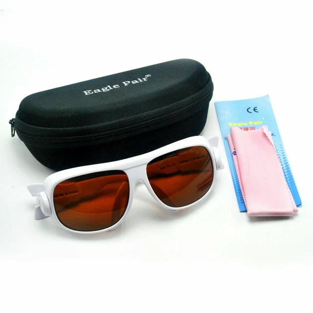 Lot De 6 Lunettes De Bronzage Noires Ajustables - Protection Yeux IPL Laser Lavage Sourcils